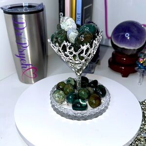 Moss Agate Tumbles 1/2 kg - MOSSAGATETUMB